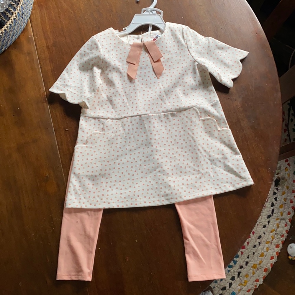 Maggie & Zoe scalloped tunic dress